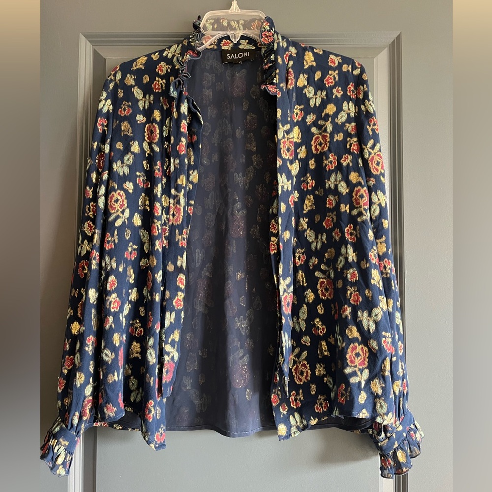 Saloni Patterned Blouse - image 2